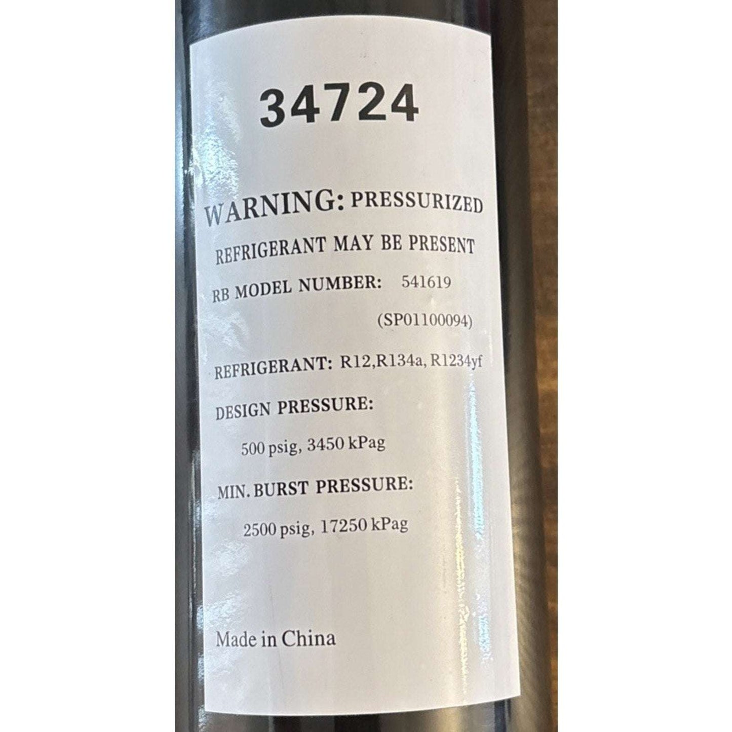34724 A/C Recycling Filter-Drier Spin-on Filter Compatible with Robinair 34724