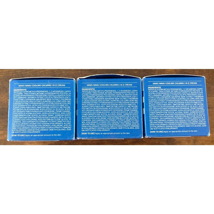 3-Pack MIMU MIMU Cooling Calming Moisturizer 10x Hyaluronic Acid Tighten Smooth