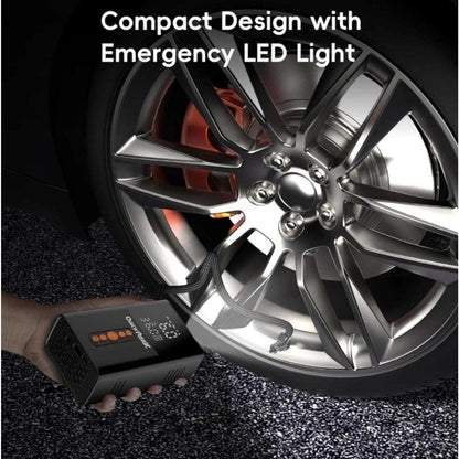 160 PSI Portable Air Inflator Rechargeable Tire Inflator w Digital Gauge & Light