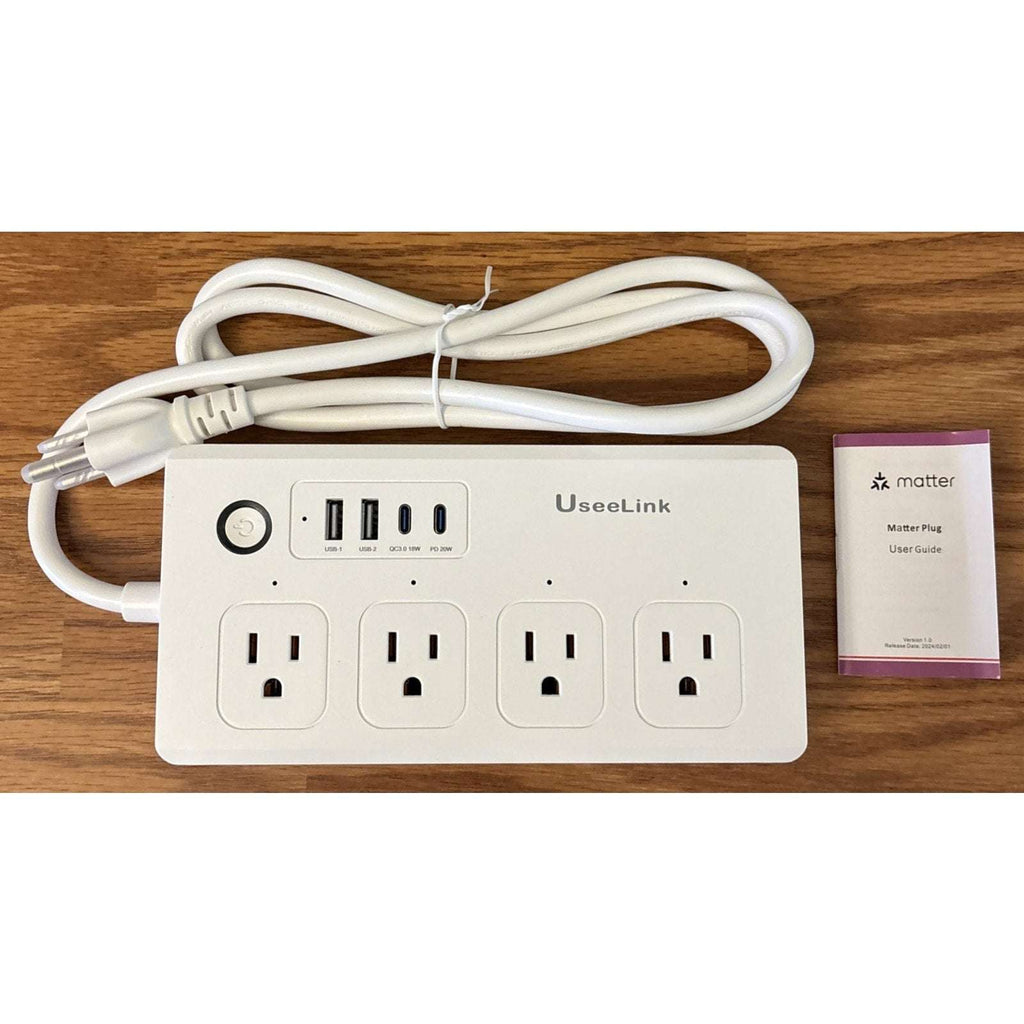 Matter Power Strip Surge Protector, USB C 20W, APP Control Alexa, Apple, SmartTh