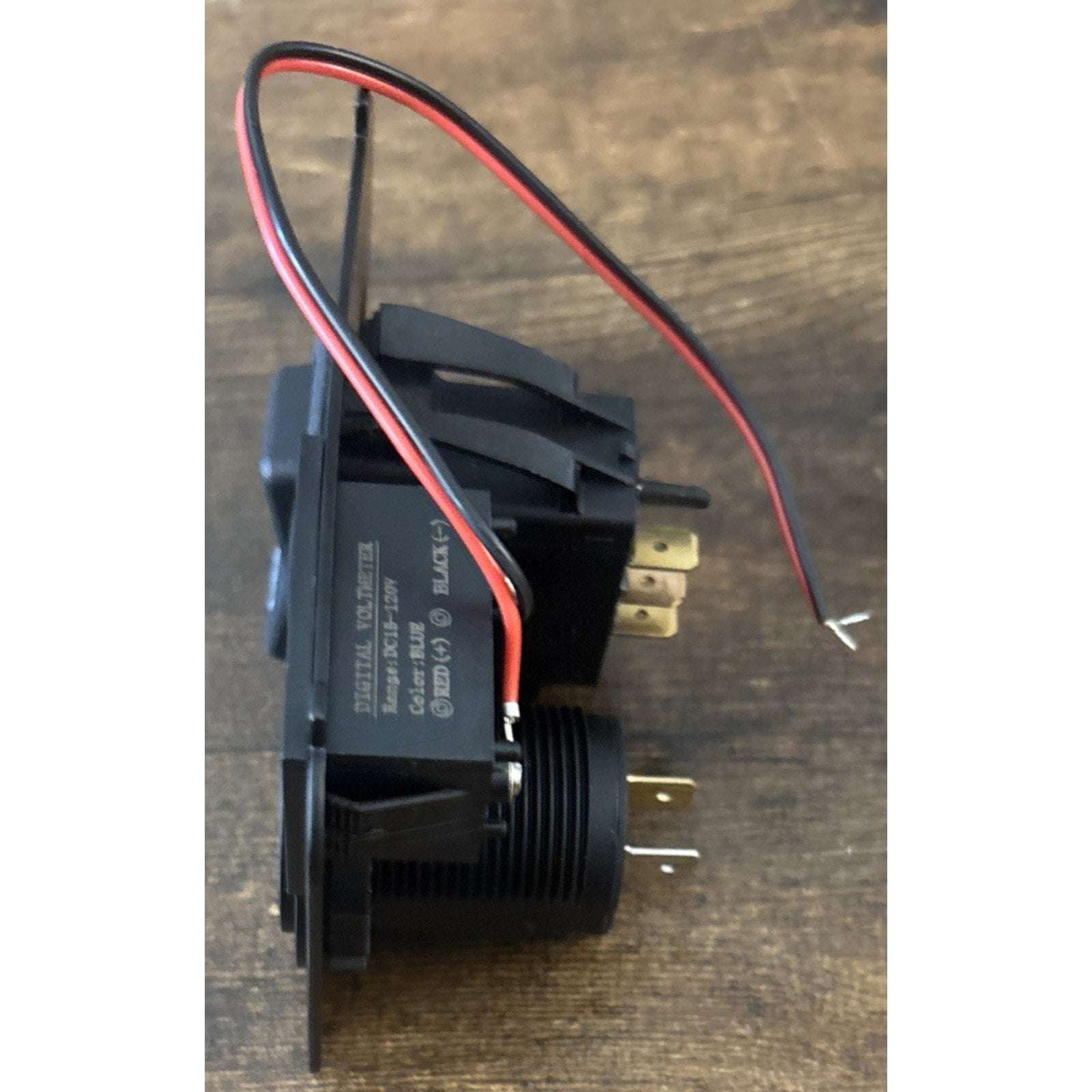 10L0L Golf Cart Key Switch Panel Dual USB Charger, Voltmeter & F/R EZGO TXT PDS