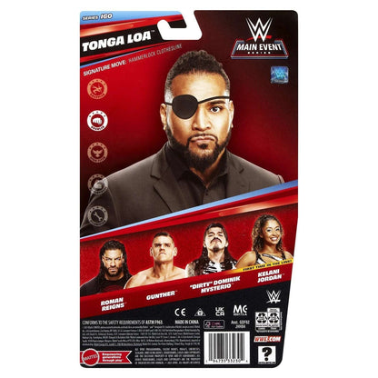 Tonga Loa (with Eye Patch) - WWE Main Event Series 160 Mattel Wrestling Figure