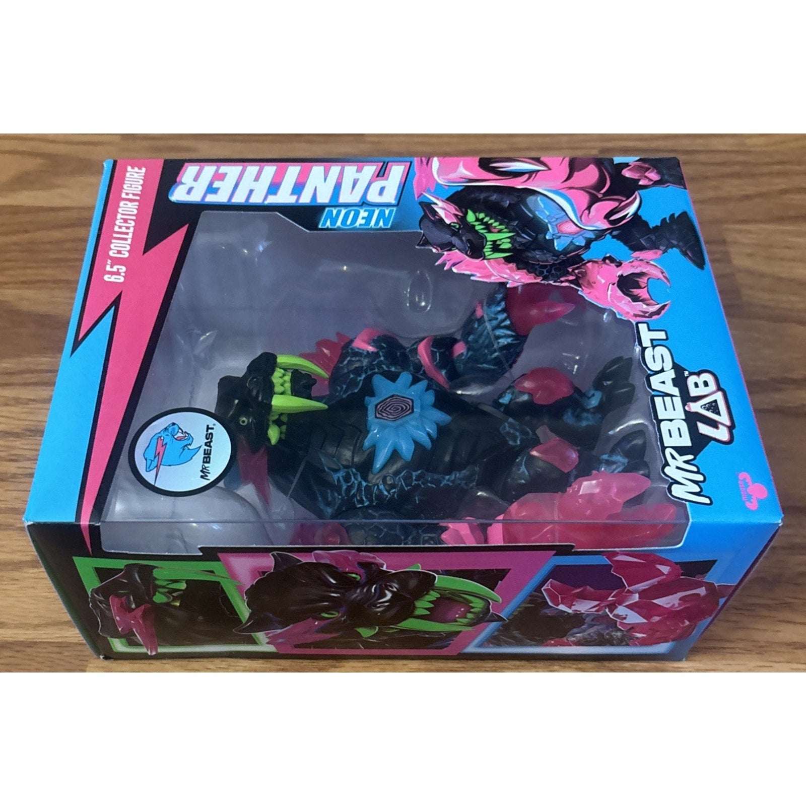 MrBeast Mr Beast Lab 6.5" Neon PANTHER COLLECTOR FIGURE NEW!