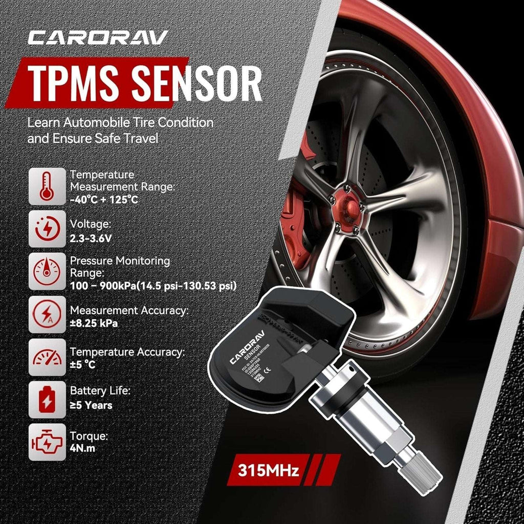 4x TPMS Tire Pressure Monitor 315MHz GM Chevy GMC Cadillac 13586335 13581558 135