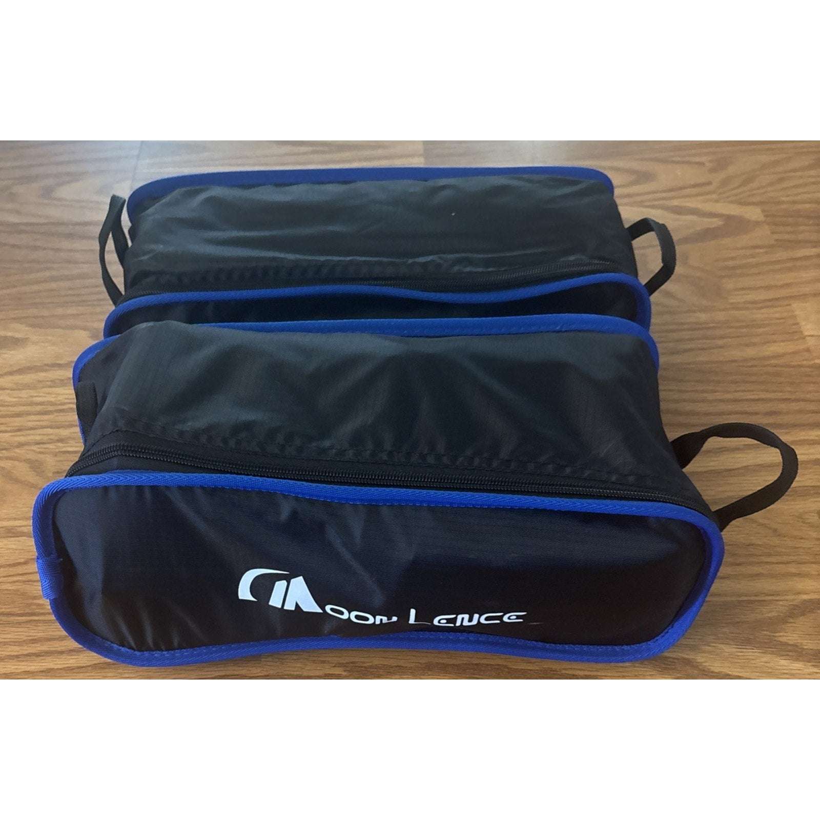 MOON LENCE PORTABLE FOLDING Beach Camping Lawn CHAIRS W/ SIDE POCKETS, SET OF 2