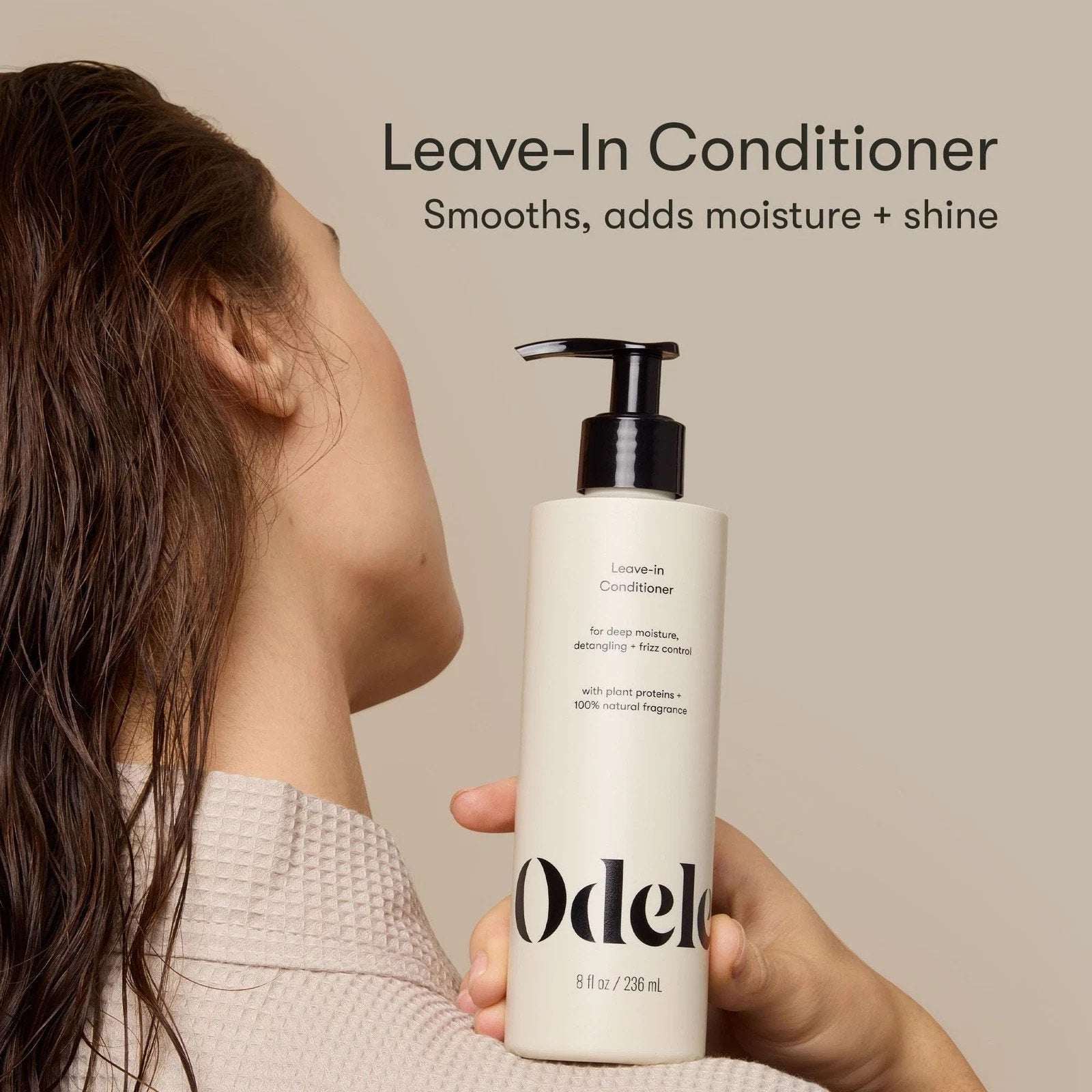 Odele Leave-In Conditioner, Deep Moisture & Frizz Control, All Hair Types, 8 oz