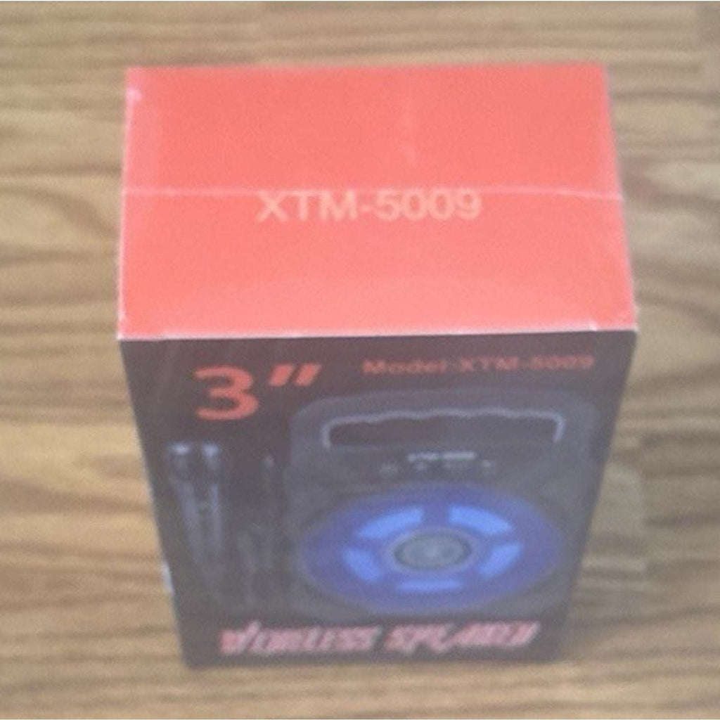 Portable Mini Bluetooth Speaker Karaoke Machine with Microphone & RGB LED Lights