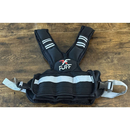 FUFF 4-10lb Adjustable Weighted Vest w/ 6 Ironsand Weights for Strength Training