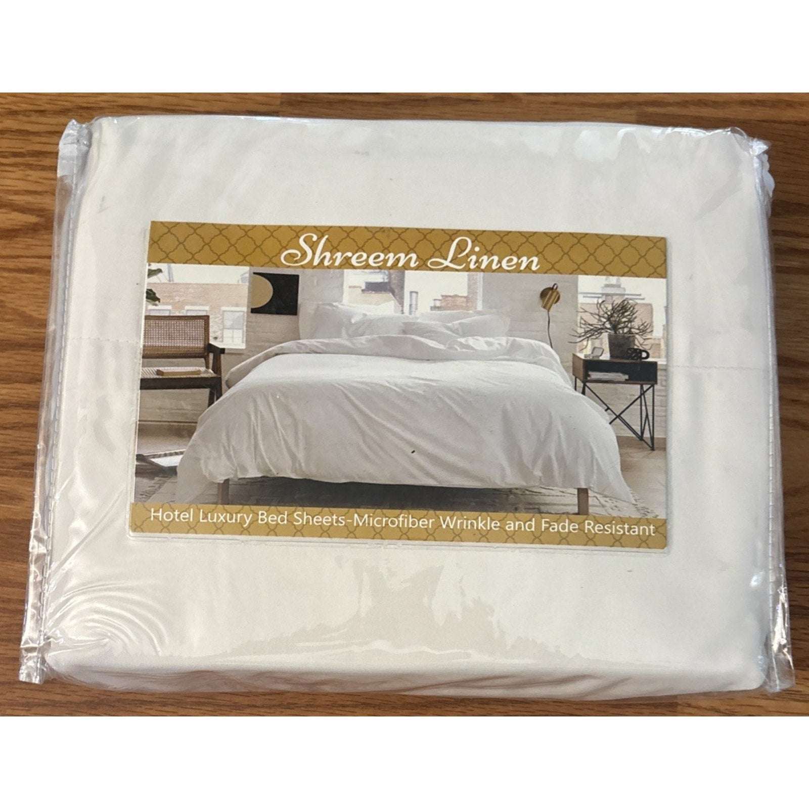 RV Bunk Camper Bed Sheet Set 42 x 80 Ivory 4PC Microfiber Wrinkle & Stain Resist