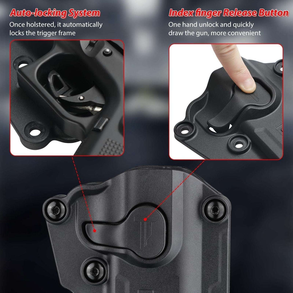 Cytac Level II RH Tactical Low Ride Drop Leg Holster Universal 100+ Pistol Glock
