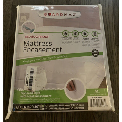 Bed Bug Proof Zippered Mattress Encasement Waterproof Protector Tight Zipper New