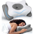 Cozyplayer Adjustable Cervical Memory Foam Pillow Ultra Pain Relief w/ Arm Rest
