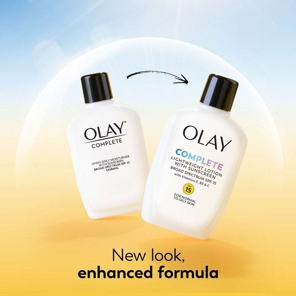 Olay COMPLETE Lightweight 24hr Moisturizer SPF 15 Normal to Oily Skin 6oz 07/27