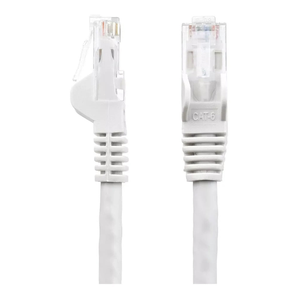 5x StarTech Cat6 Ethernet Network Patch Cable 6ft White RJ45 Snagless N6PATCH6WH