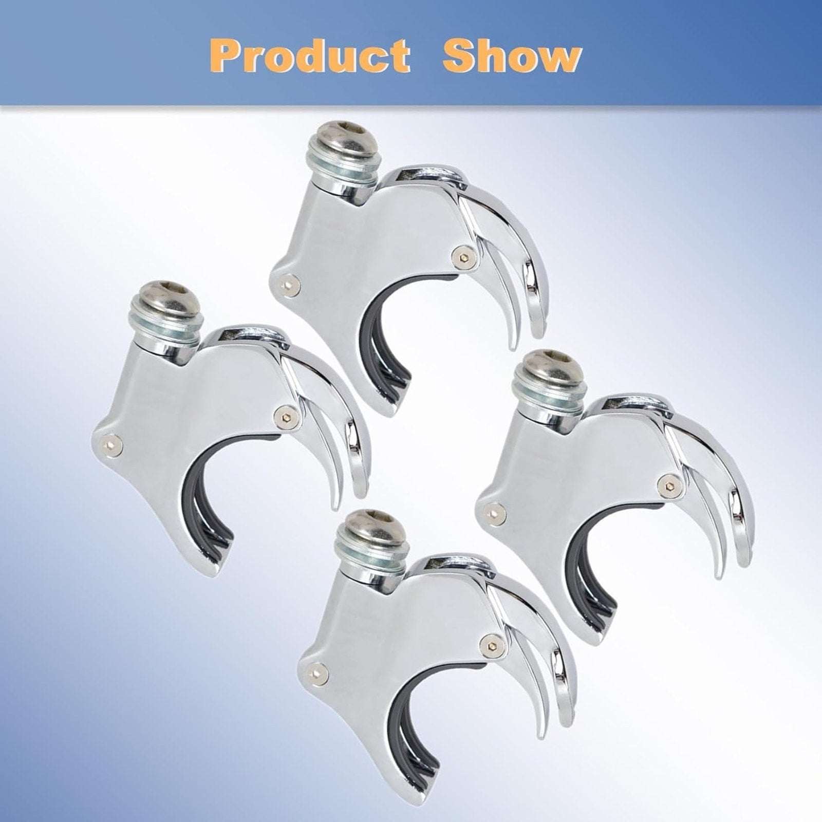49mm 4PCS Windshield Windscreen Clamps Harley XL1200X, FXBB, FXBR, FXBRS & FXLR