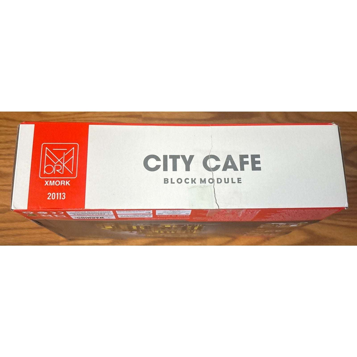 20113 City Café Building Blocks Set with Lights, 3 Levels XMORK 1443PC City Cafe