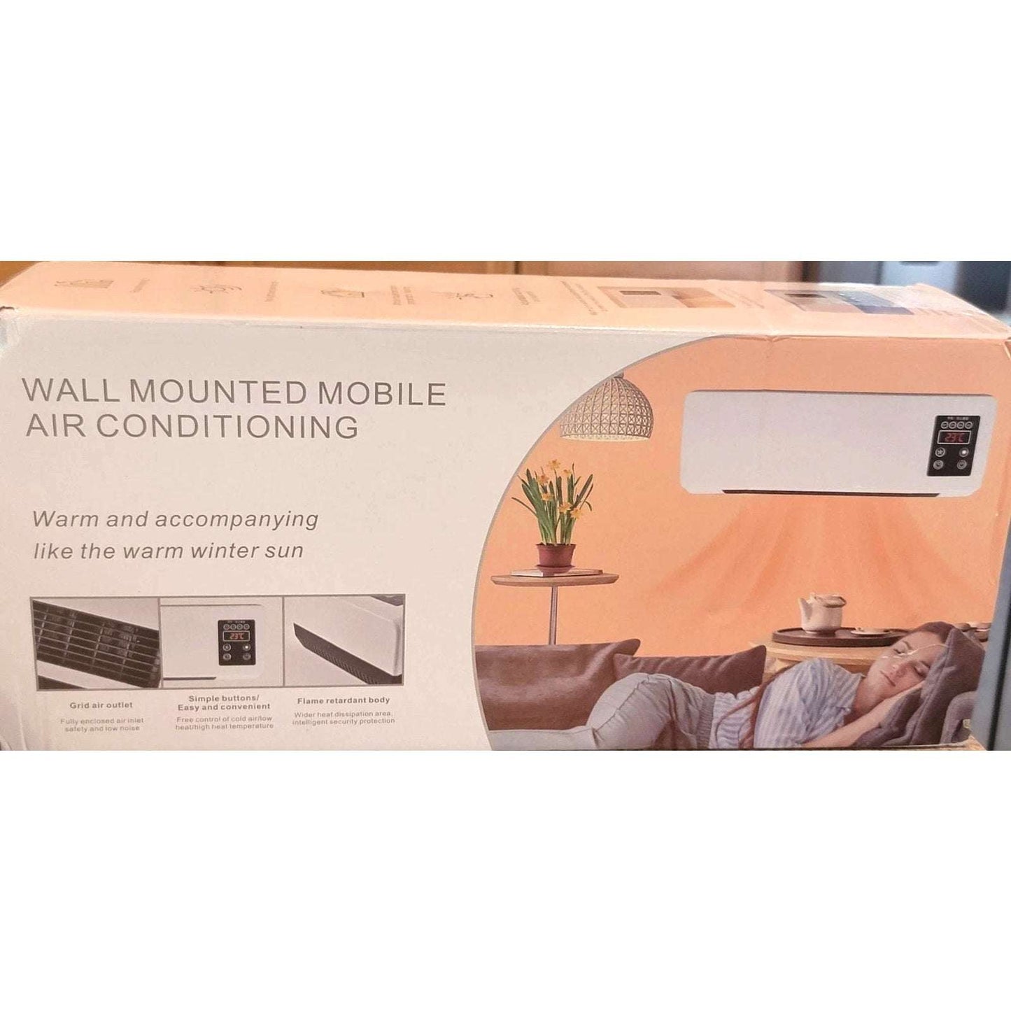 L-2008 Wall Mount Mobile Air Conditioner AC & Heater Digital Display *No Remote