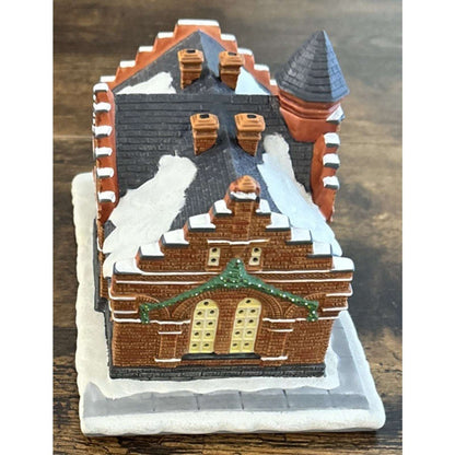 Hawthorne Rockwell's Christmas in Stockbridge "The Town Offices" Lights Up