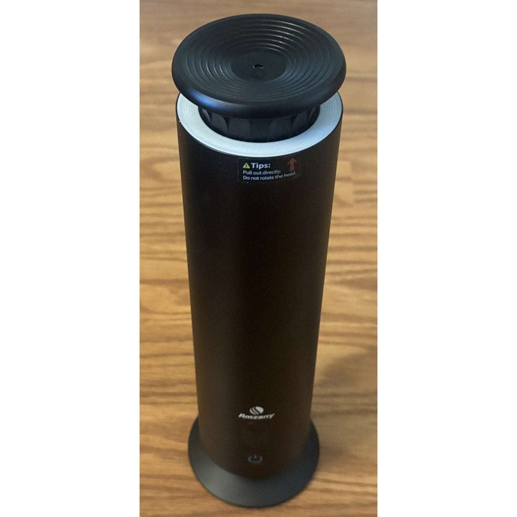 Amzany Pro Waterless Essential Oil Scent Diffuser w Remote & 7-Color LED Light