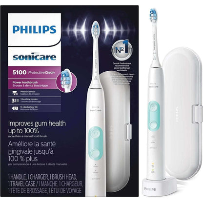 Philips Sonicare Protective Clean 5100 Sonic Electric Toothbrush Charger & Case