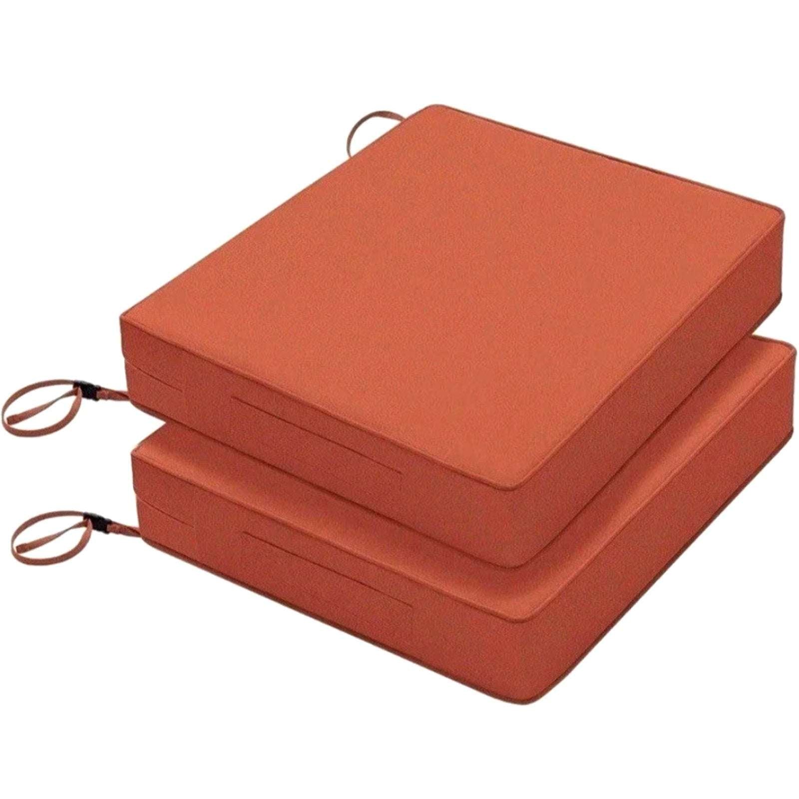 Favoyard Patio Chair Cushions 19 x 19 x 3 Inch Waterproof Outdoor Seat 2 Pack