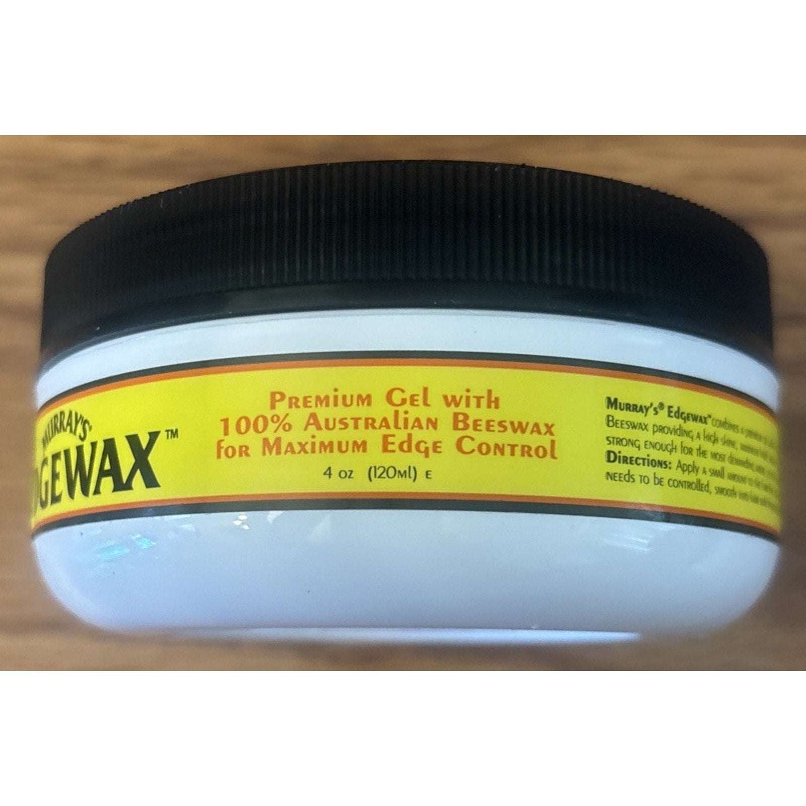 Murray's Edgewax Premium Beeswax Gel Max Edge Control, No Flaking & Non-Sticky