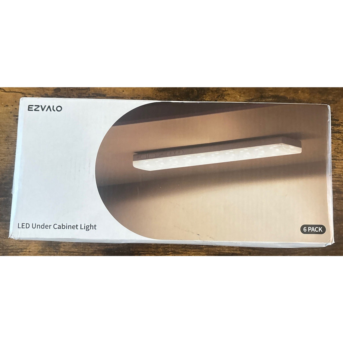 EZVALO Under Cabinet Lighting, 6Pk RGBWW Rechargeable Motion Sensor - READ!