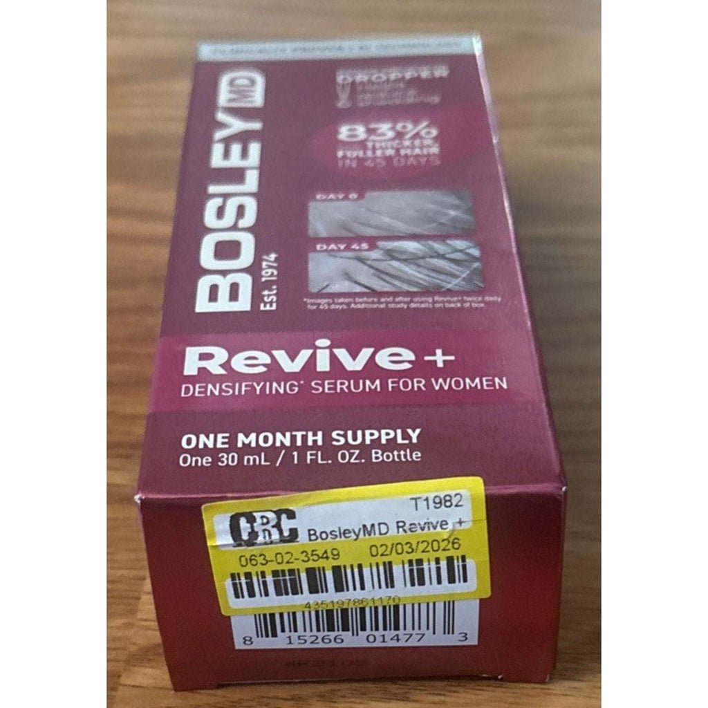 2x BosleyMD Revive + Densifying Hair Regrowth Serum for Women 2 Month Supply NEW