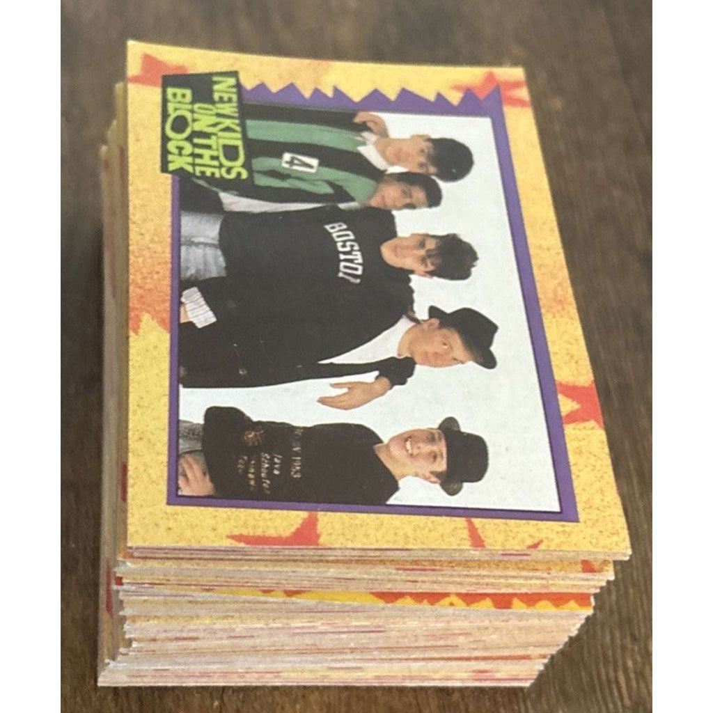 New Kids On The Block Collectible Card Lot 60+ Cards & Stickers 1989 NKOTB