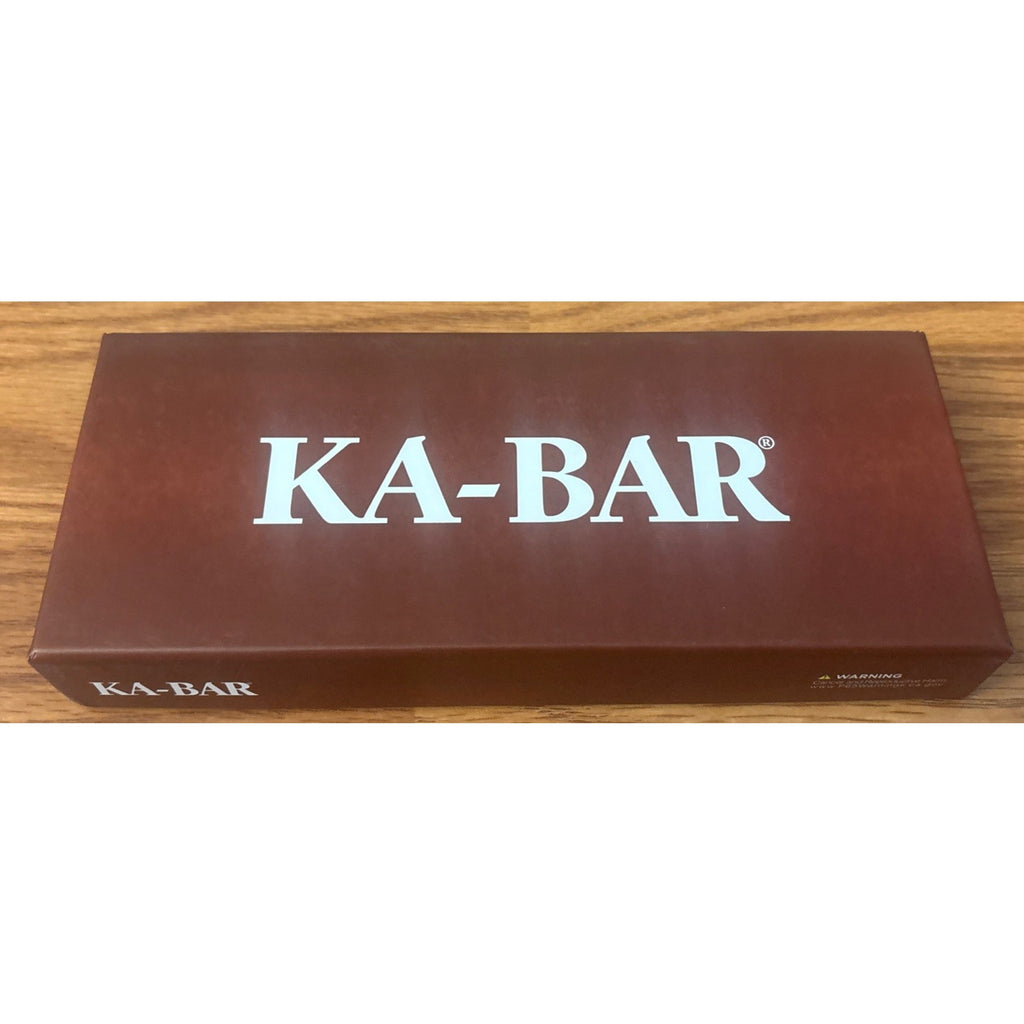 KA-BAR 1119 Forged Wrench Knife 3" 425 Stainless Fixed Blade EDC Sheath USA