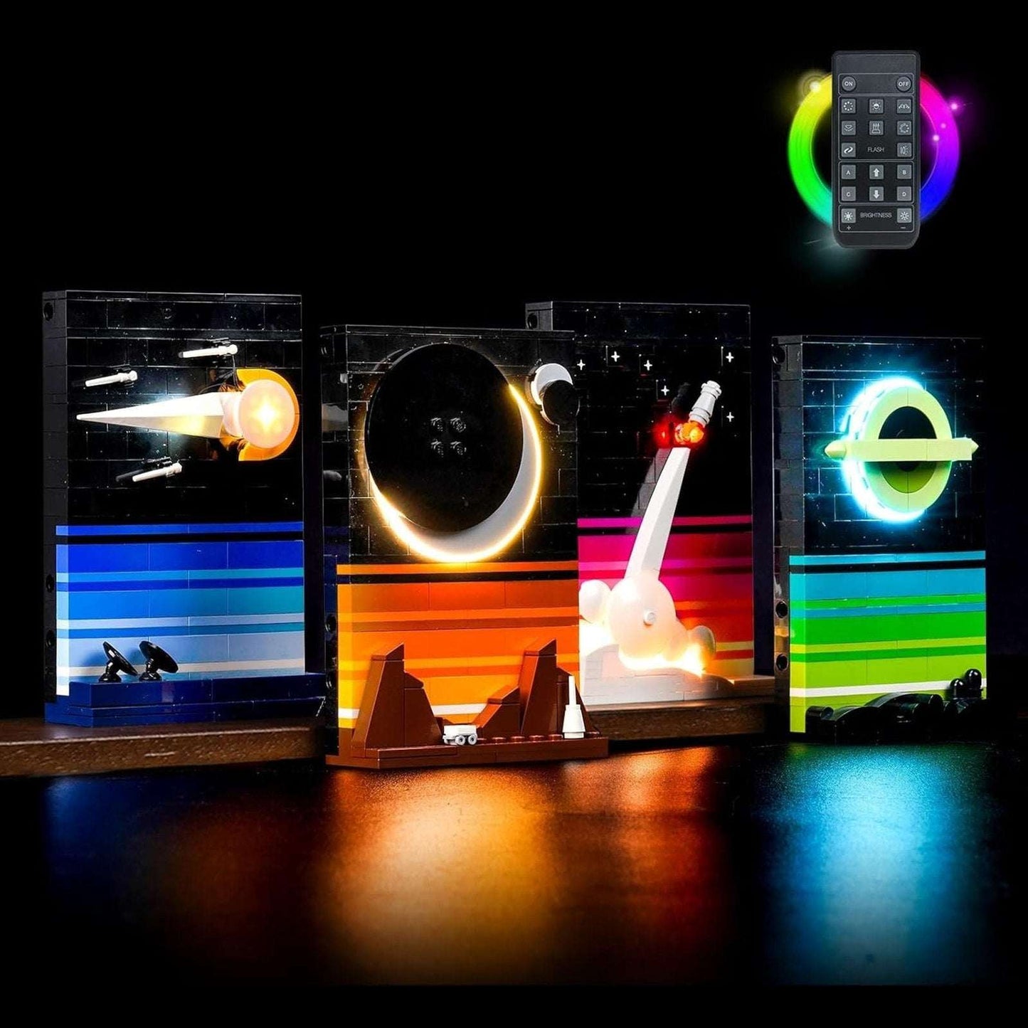 LocoLee LED Light Kit for Lego 21340 Ideas Tales of the Space Age w/ Remote