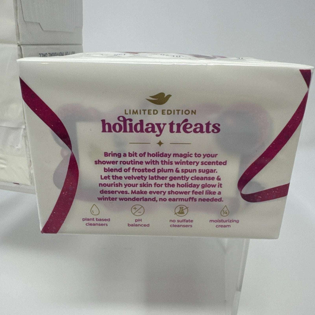 8 Bars Dove Frosted Plum Berry Limited Edition Holiday Treats Bar Soap 3.75oz