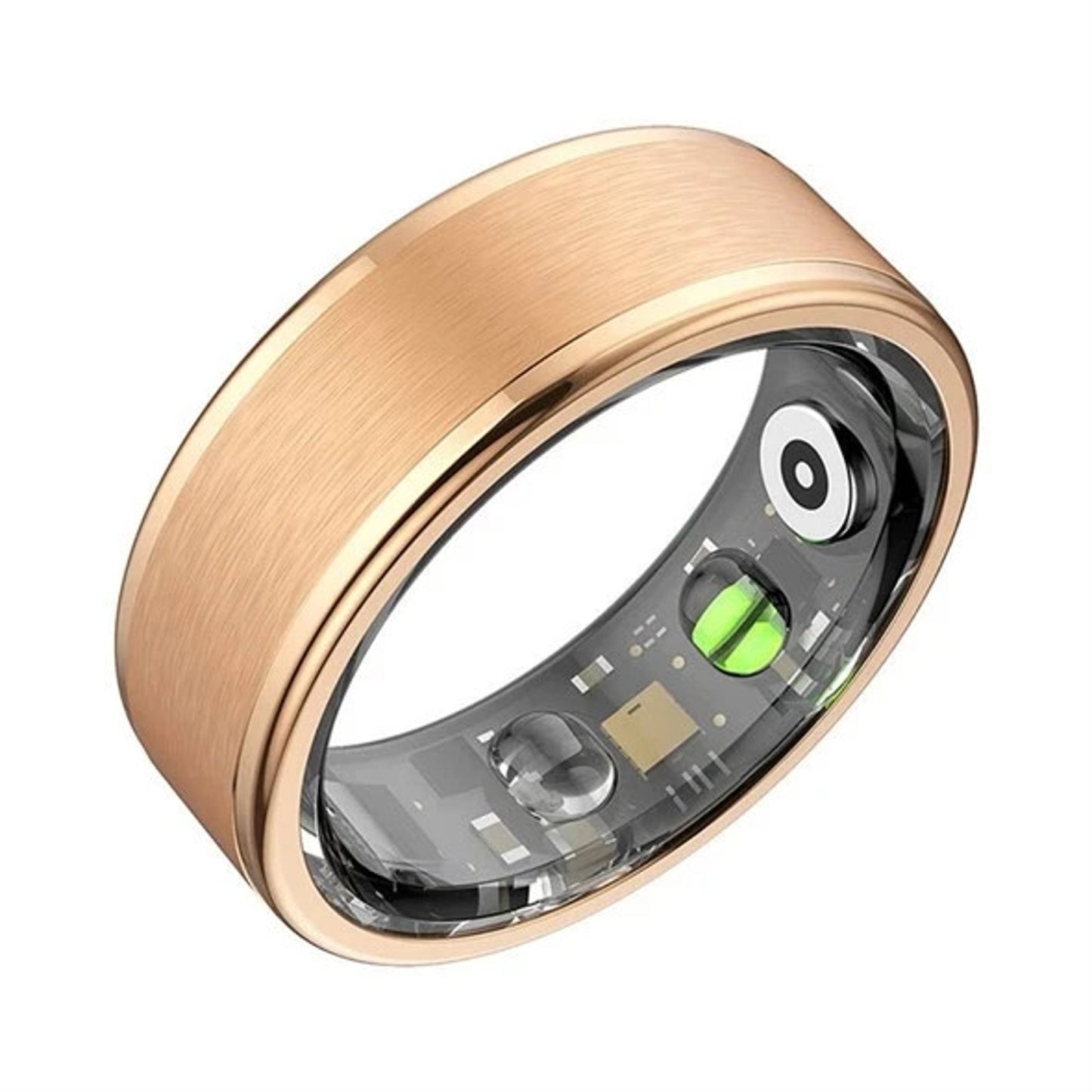 Smart Ring 3 w/ Charging Case Health Sleep Tracker w APP Waterproof Size 10 GOLD