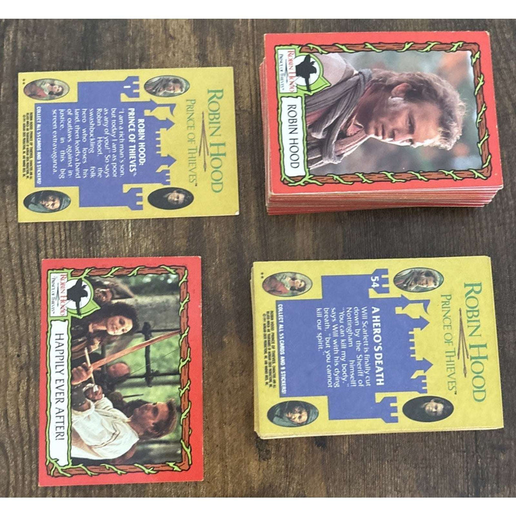 1991 Topps Robin Hood Prince of Thieves Trading Cards 1-55 2 Sets(1/Full & 1/-1)