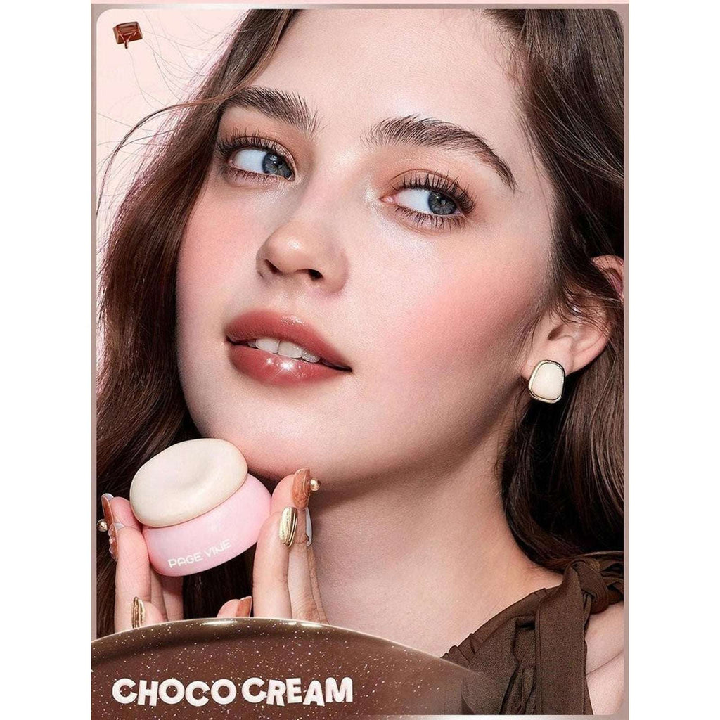 PageVine Hydra Jelly Pocket Lip Jam CHOCO CREAM Lip Gloss w/ Built in Applicator