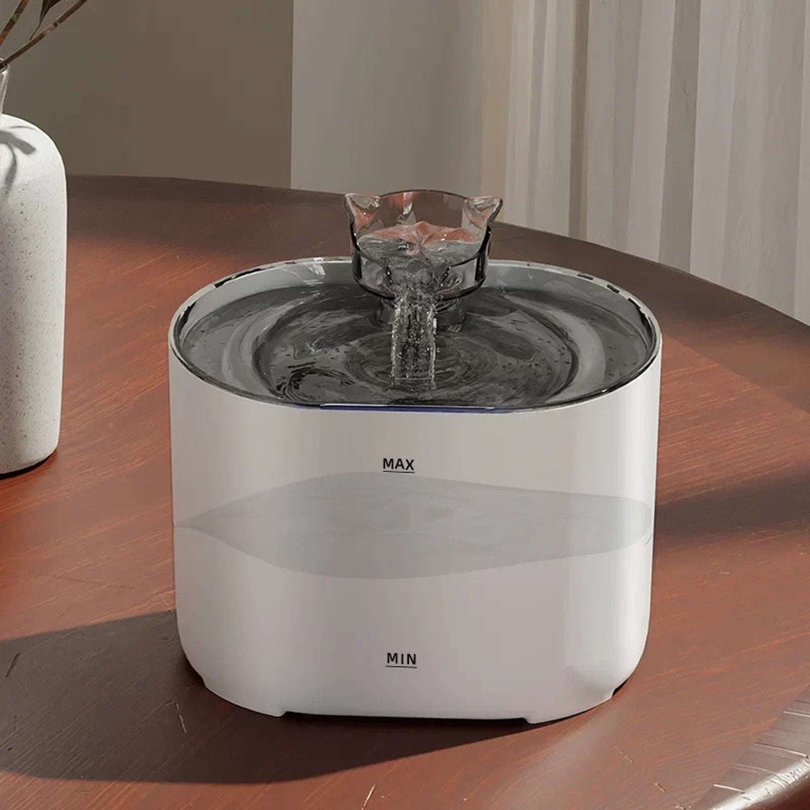 2.2L/74oz Automatic Pet Drinking Fountain Circulating Water Dispenser Cat Dog