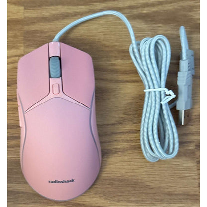 RadioShack Mistic Pink RGB Backlit Gaming Keyboard, Mouse & Pad, Headset Combo