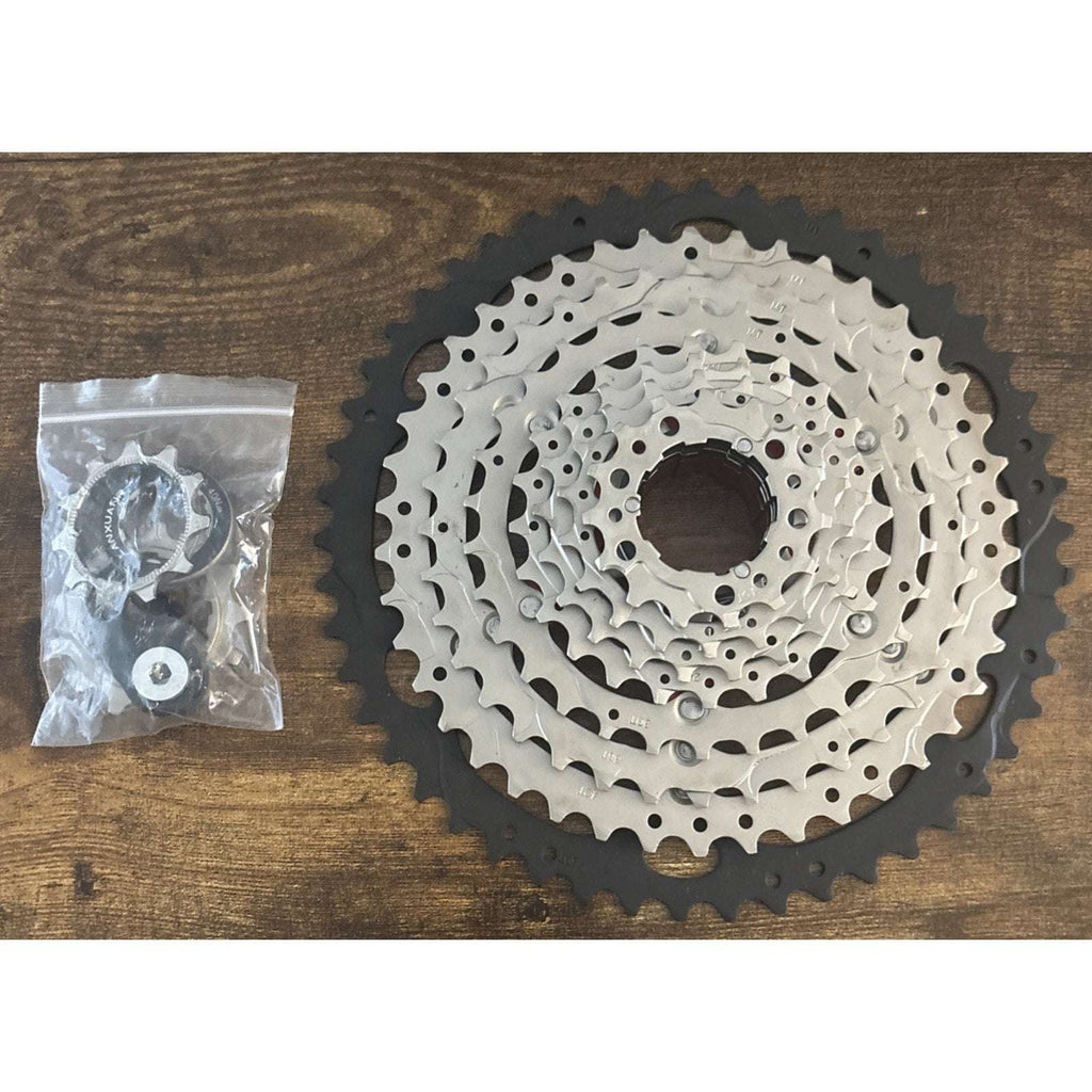 Lanxuanr 10-Speed Sprocket Cassette 10-50t for Mountain Bike and Road Bicycle