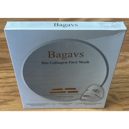 8 x Bagavs Collagen Face Mask Probiotics Hyaluronic Acid Firming Pore Minimizing
