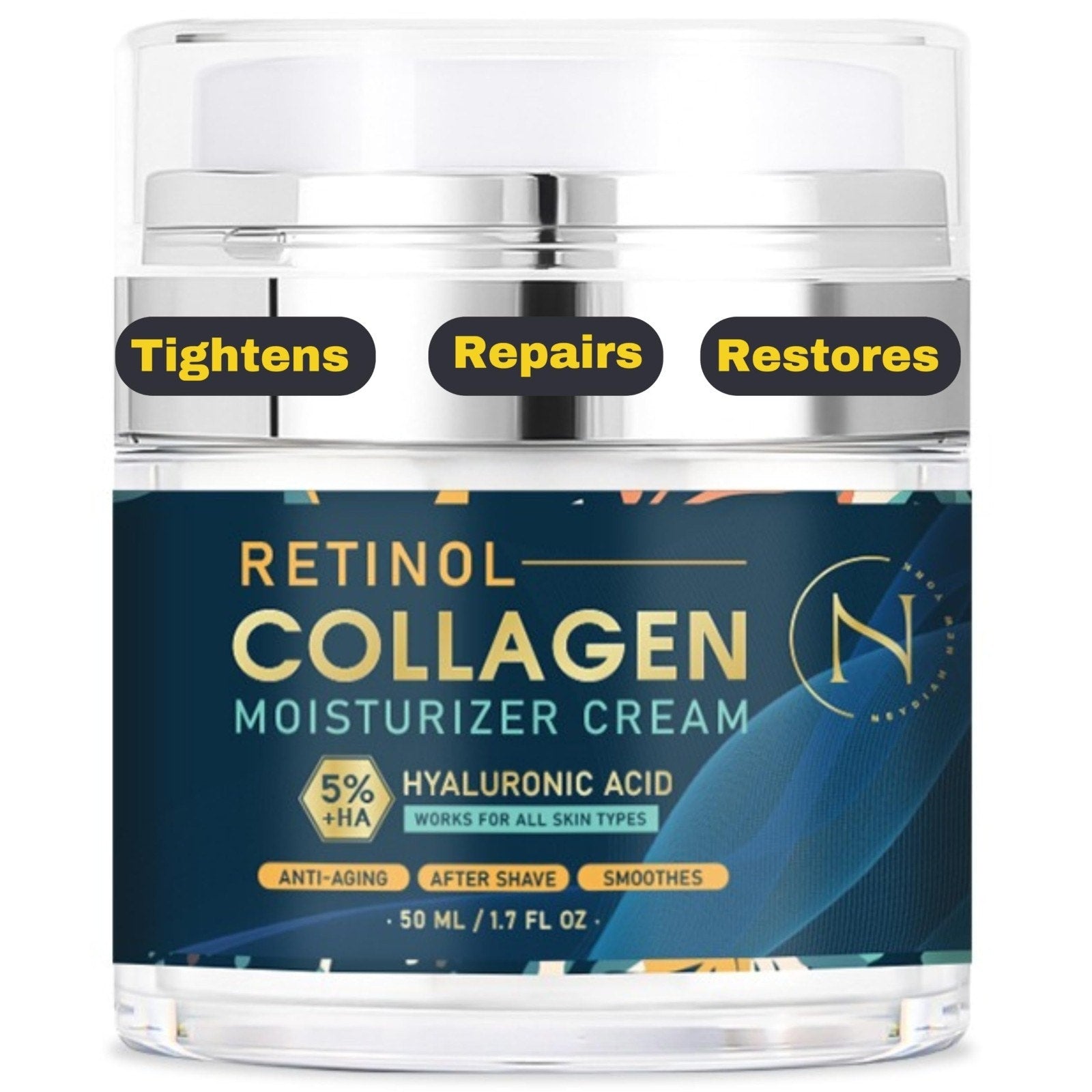 NEYDIAH Collagen Anti-Aging Retinol Face Moisturizer 1.7oz Wrinkles & Fine Lines