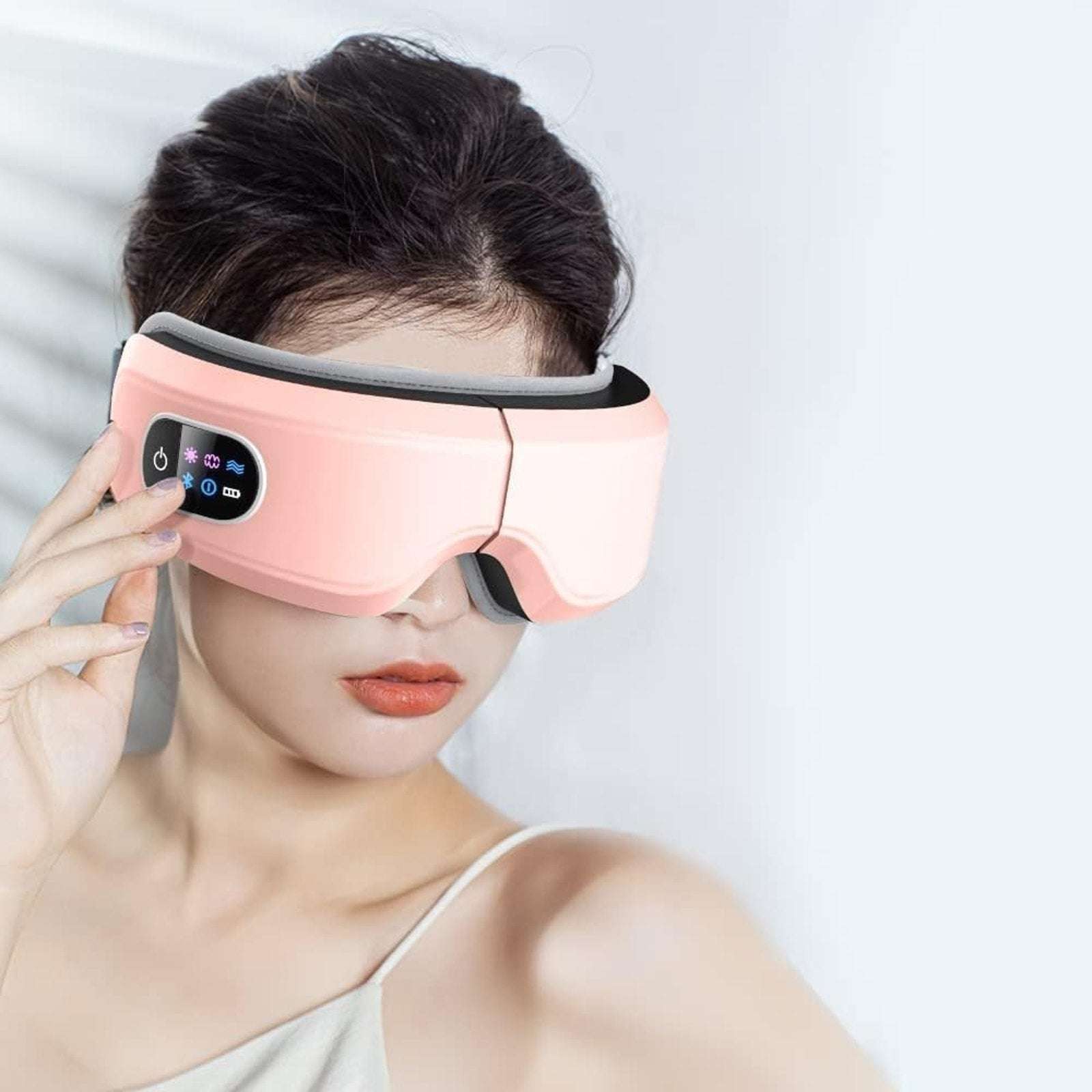 Smart Eye Massager Heated Hot Compress Pressure Vibration Bluetooth Music Player