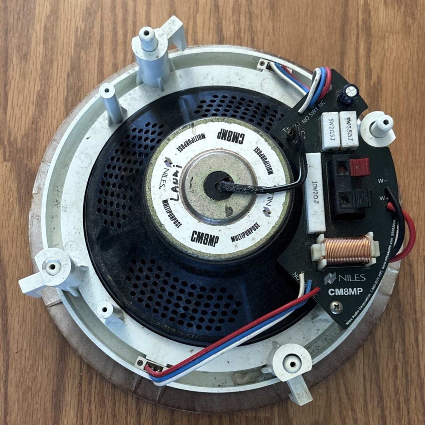 Niles CM8MP 8" 2-Way In-Ceiling Multipurpose Speaker w/ Pivoting Tweeter -Single