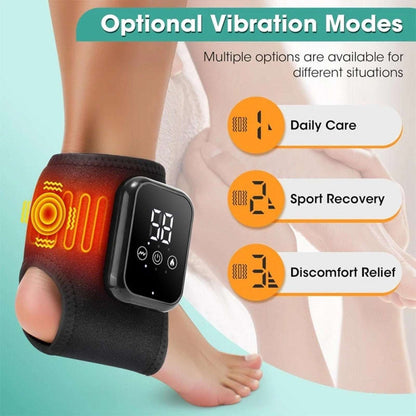 Foot Renew Ankle and Foot Massager Cordless 3-Level Vibration & Heat & Extenders