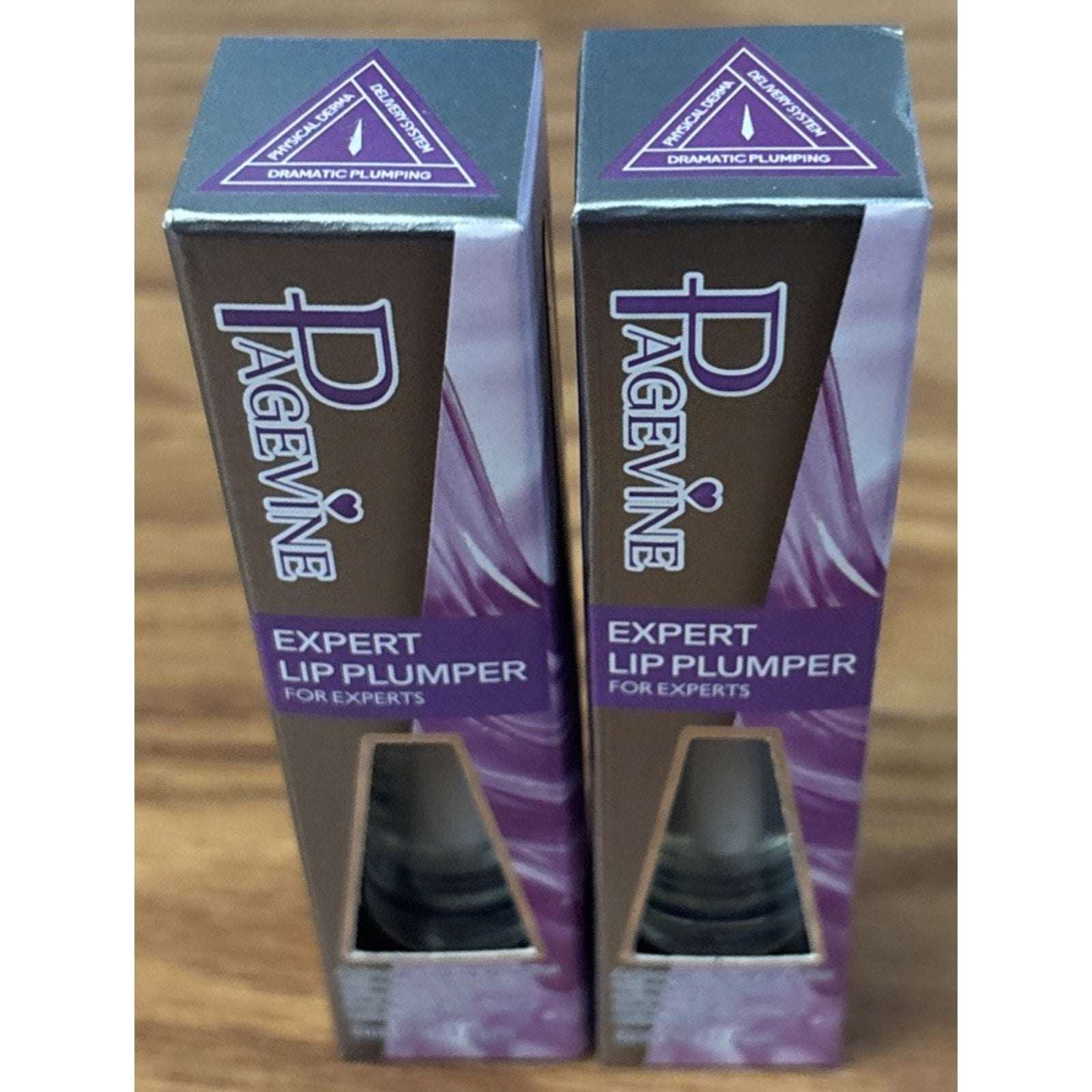 Page Vine Expert Clear Gloss Lip Plumper Exfoliating Lip Oil Exp 11/2030