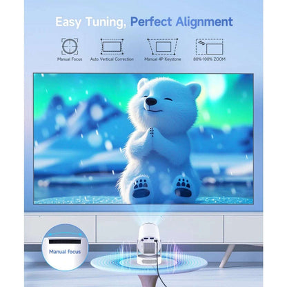 Magcubic HY300 Pro + Projector 8K 720P with 5W Speaker Android 14 8000 Lumens