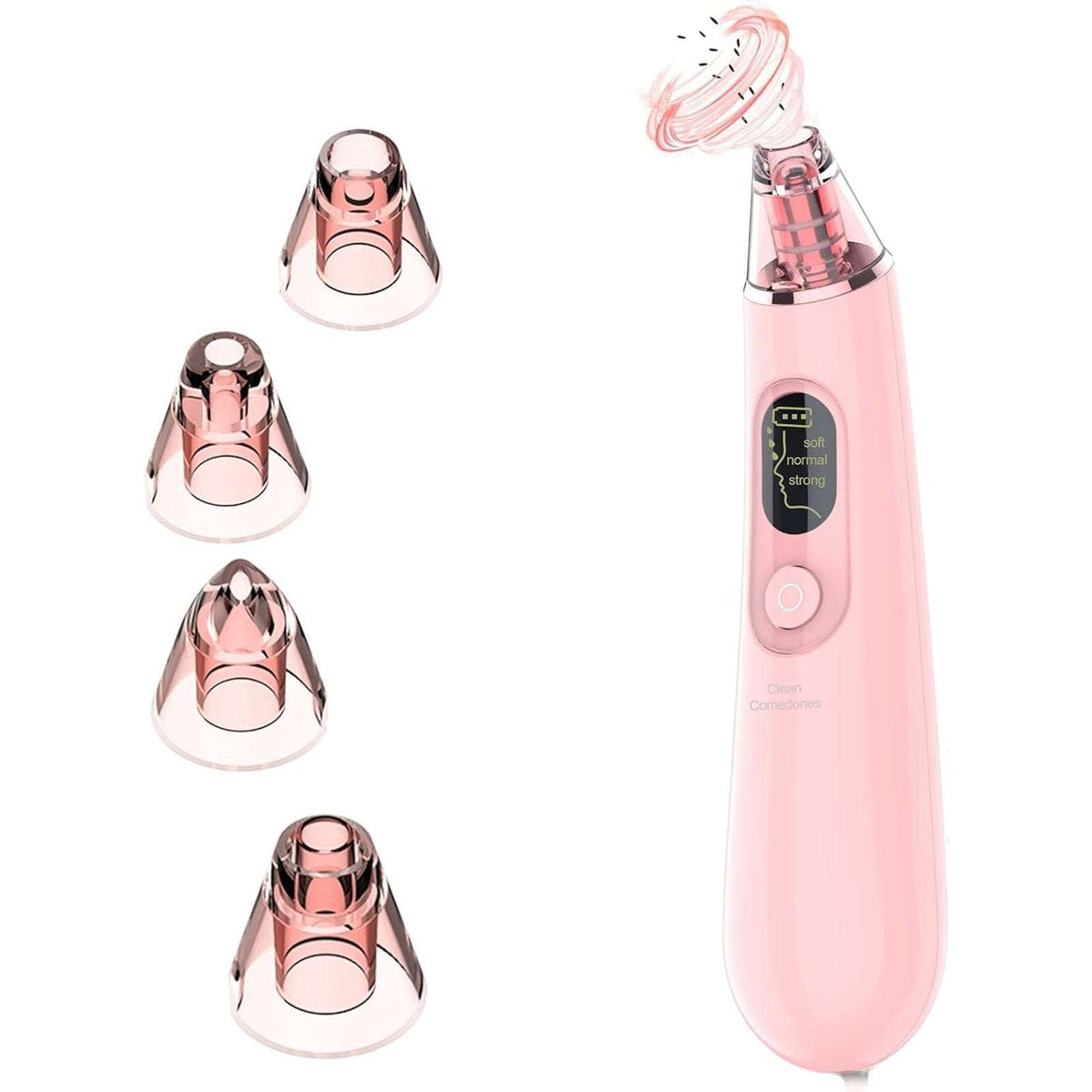 Blackhead Remover Pore Vacuum w/ LED Screen & 4 Probes Tighten, Lift & Exfoliate