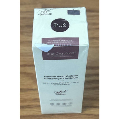 True-OrgaNica Essential Bloom Caffeine Awakening Facial Stem Cell Serum 1 fl oz