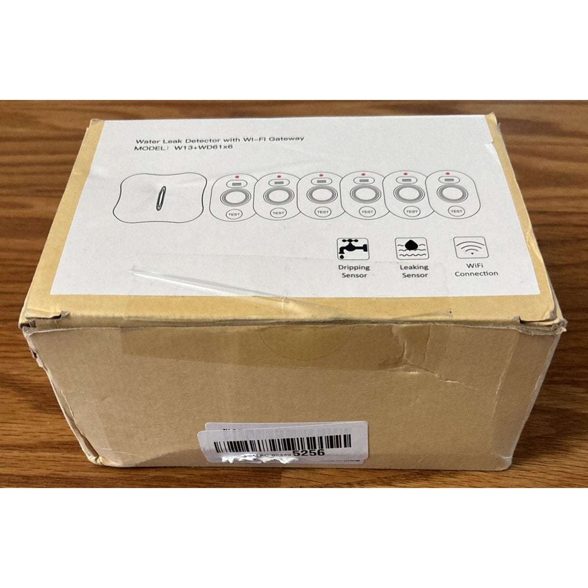 Home WiFi Water Leak Detector w/ App Notification 1 M13 Gateway + 6 WD61 Sensors