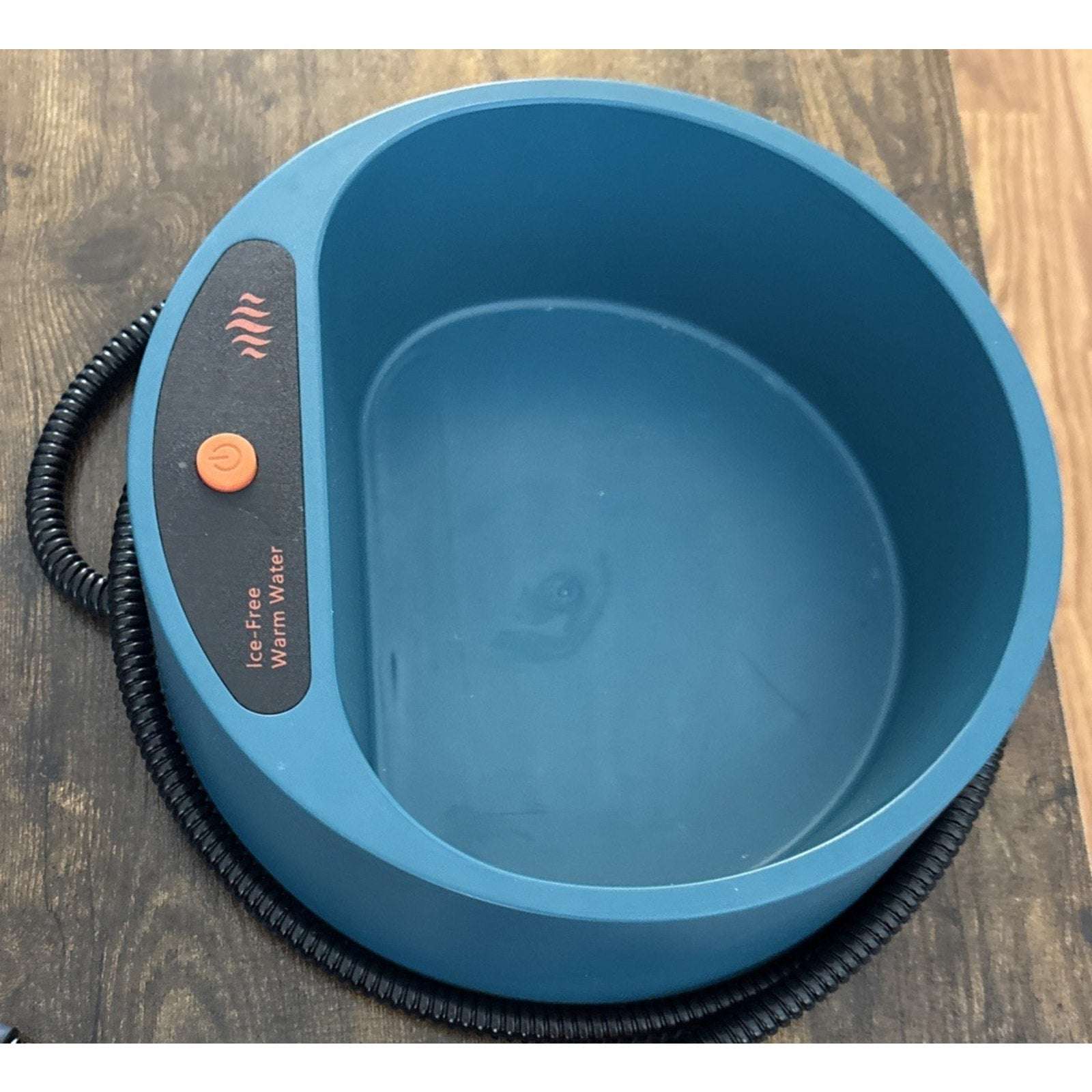 35W Heated Pet Water Bowl Waterproof Thermostatically Control AntiChew Cord 2.2L