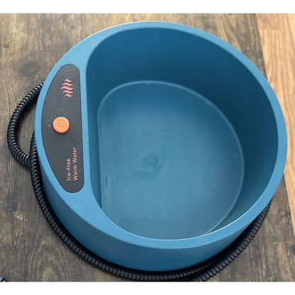 35W Heated Pet Water Bowl Waterproof Thermostatically Control AntiChew Cord 2.2L